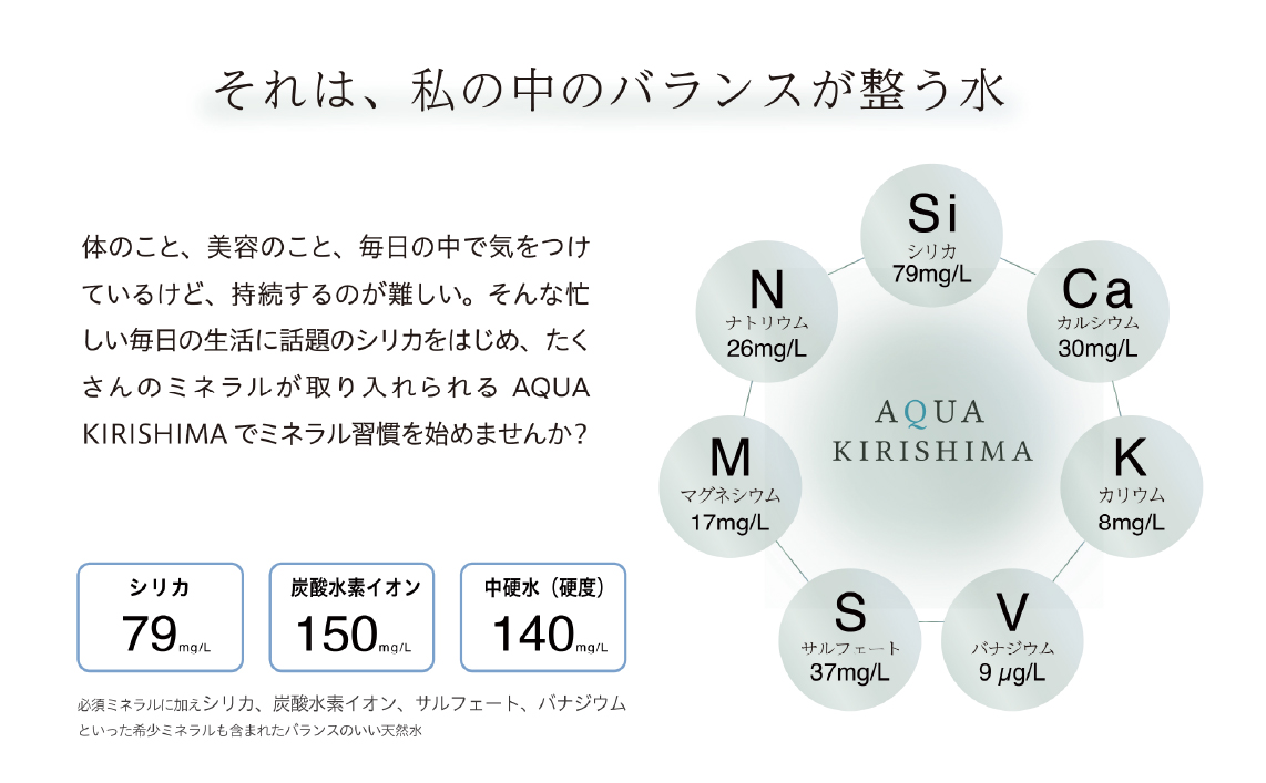 それは、私の中のバランスが整う水